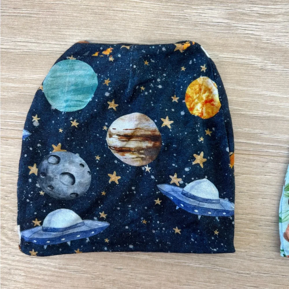 Posh Peanut Cosmic Galaxy & Normandie Bamboo Beanie Bundle